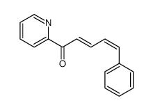 5-phenyl-1-pyridin-2-ylpenta-2,4-dien-1-one结构式