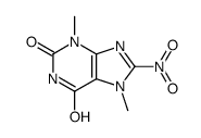 3,7-dimethyl-8-nitropurine-2,6-dione结构式