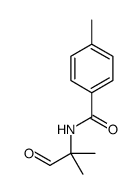 N-(1,1-二甲基-2-氧代乙基)-4-甲基苯甲酰胺结构式