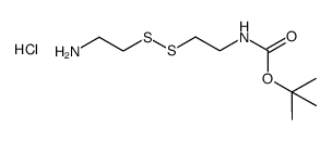 Boc-cystamine hcl structure