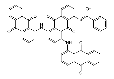 N-[5,8-bis[(9,10-dihydro-9,10-dioxo-1-anthryl)amino]-9,10-dihydro-9,10-dioxo-1-anthryl]benzamide picture