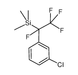 1-(3'-chlorophenyl)-1-trimethylsilyl-1,2,2,2-tetrafluoroethane Structure