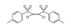 Ethylene, 1,2-dichloro-1,2-bis(p-tolylsulfonyl)-结构式