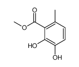 methyl 2,3-dihydroxy-6-methylbenzoate结构式