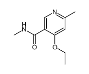 4-Ethoxy-6,N-dimethylnicotinamide结构式