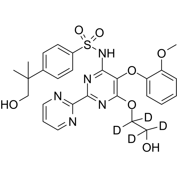 羟基波生坦-d4结构式