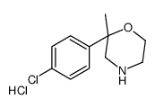 2-(4-chlorophenyl)-2-methylmorpholine,hydrochloride Structure