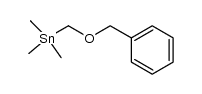 (benzyloxy)(trimethylstannyl)methane结构式