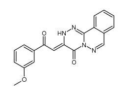 3-[2-oxo-2-(3-methoxyphenyl)ethyl]-4H-as-triazino[3,4-a]phthalazin-4-one Structure