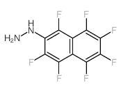 Hydrazine,(1,3,4,5,6,7,8-heptafluoro-2-naphthalenyl)- structure