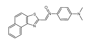 naphtho[1,2-d]thiazole-2-carbaldehyde-[N-(4-dimethylamino-phenyl)-oxime ] Structure