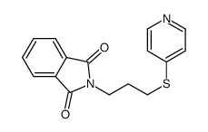 2-(3-pyridin-4-ylsulfanylpropyl)isoindole-1,3-dione Structure