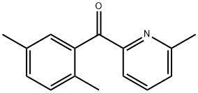 2-(2,5-Dimethylbenzoyl)-6-methylpyridine Structure