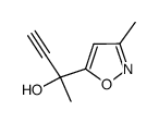 2-(3-methylisoxazol-5-yl)but-3-yn-2-ol Structure