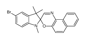 5-bromo-1,3,3-trimethylspiro[indoline-2,3'-3H-naphtho[2,1-b][1,4]oxazine] Structure