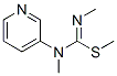 Carbamimidothioic acid, N,N-dimethyl-N-3-pyridinyl-, methyl ester (9CI)结构式