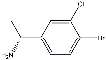 (1R)-1-(4-BROMO-3-CHLOROPHENYL)ETHYLAMINE Structure