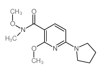 N,2-Dimethoxy-N-methyl-6-(pyrrolidin-1-yl)-nicotinamide Structure