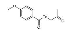 Te-acetylmethyl 4-methoxybenzenecarbotelluroate结构式