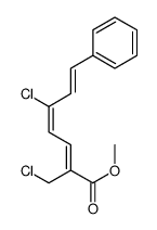 methyl (2Z,4Z,6E)-5-chloro-2-(chloromethyl)-7-phenylhepta-2,4,6-trienoate Structure