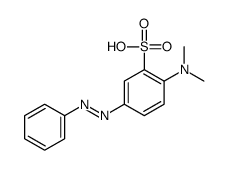 2-dimethylamino-5-phenyldiazenyl-benzenesulfonic acid结构式