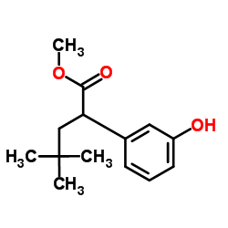 Methyl 2-(3-hydroxyphenyl)-4,4-dimethylpentanoate Structure