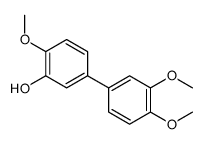 5-(3,4-dimethoxyphenyl)-2-methoxyphenol结构式