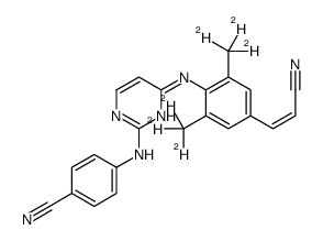 Rilpivirine-d6结构式