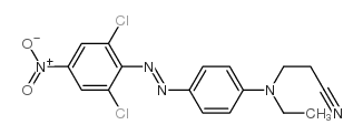 3-[[4-[(2,6-dichloro-4-nitrophenyl)azo]phenyl]ethylamino]propiononitrile Structure