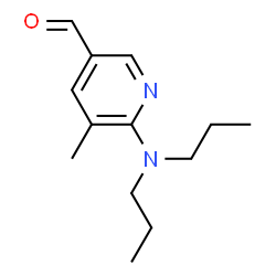 6-(Dipropylamino)-5-methylnicotinaldehyde Structure