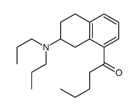 1-[7-(dipropylamino)-5,6,7,8-tetrahydronaphthalen-1-yl]pentan-1-one结构式