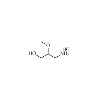 3-Amino-2-methoxypropan-1-ol hydrochloride structure