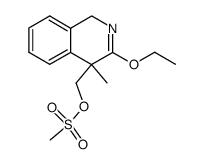 (3-ethoxy-4-methyl-1,4-dihydroisoquinolin-4-yl)methyl methanesulfonate Structure