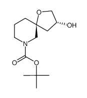 Racemic-(3R,5S)-tert-butyl 3-hydroxy-1-oxa-7-azaspiro[4.5]decane-7-carboxylate Structure