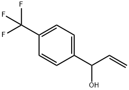 α-乙烯基-4-(三氟甲基)苯甲醇结构式