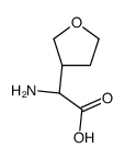 3-Furanacetic acid, .alpha.-aminotetrahydro-, [S-(R*,R*)]- (9CI) Structure