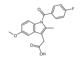 Fluoroindomethacin Structure