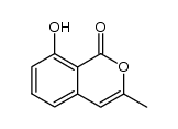 8-hydroxy-3-methyl-isochromen-1-one结构式