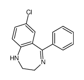 7-Chloro-2,3-dihydro-5-phenyl-1H-1,4-benzodiazepine structure