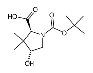 (2S,4R)-N-Boc-4-羟基-3,3-二甲基吡咯烷-2-甲酸图片