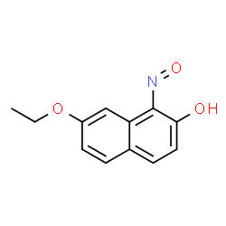 2-Naphthalenol,7-ethoxy-1-nitroso-(9CI)结构式