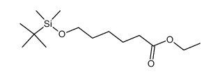 ethyl 6-((tert-butyldimethylsilyl)oxy)hexanoate结构式