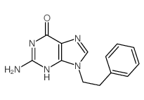 2-amino-9-phenethyl-3H-purin-6-one结构式