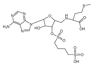 Adenosylmethionine 1,4-butanedisulfonate structure