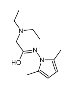 Acetamide, 2-(diethylamino)-N-(2,5-dimethylpyrrol-1-yl)-结构式