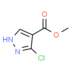 Methyl 3-chloro-1H-pyrazole-4-carboxylate structure