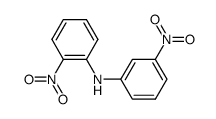 2-nitro-N-(3-nitrophenyl)benzenamine结构式