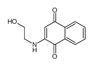 2-(2-hydroxyethylamino)naphthalene-1,4-dione Structure