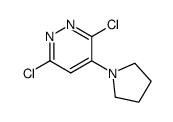 3,6-DICHLORO-4-(1-PYRROLIDINYL)PYRIDAZINE structure