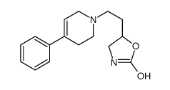 5-[2-(4-phenyl-3,6-dihydro-2H-pyridin-1-yl)ethyl]-1,3-oxazolidin-2-one Structure